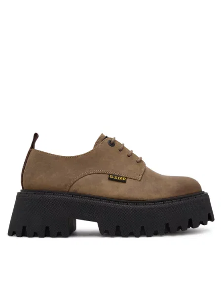 Κλειστά παπούτσια G-Star Raw καφέ