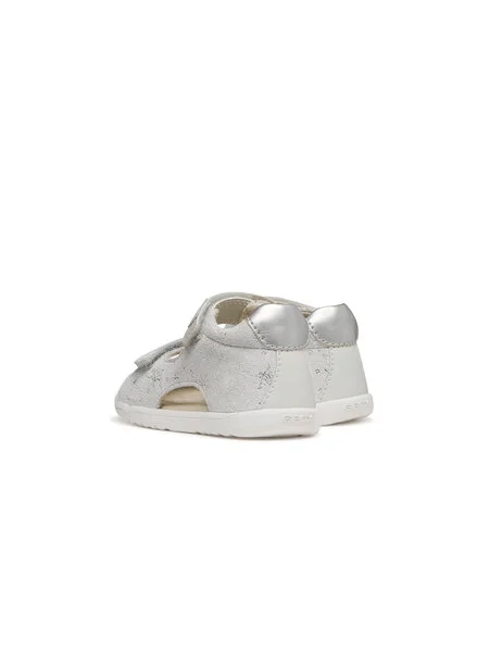 Szandál Geox B Sandal Macchia Gir fehér