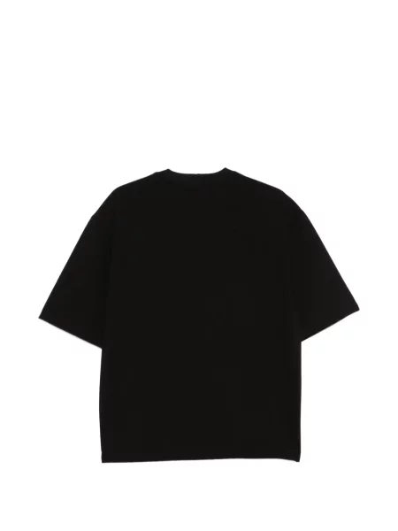 Тениска Emporio Armani с кръгло деколте черно