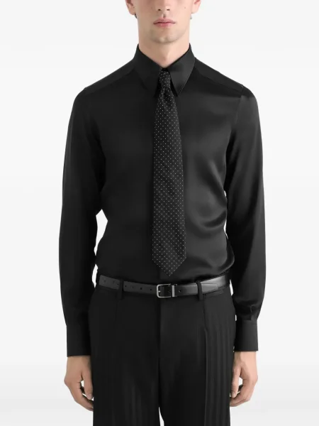 Cravată Dolce & Gabbana cu buline negru
