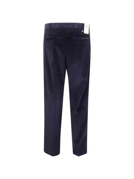 Pantaloni Pt Torino de catifea cord albastru