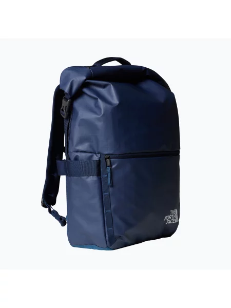 Rucsac urban pentru bărbați The North Face Base Camp Voyager Rolltop 25 l shady blue/summit navy albastru