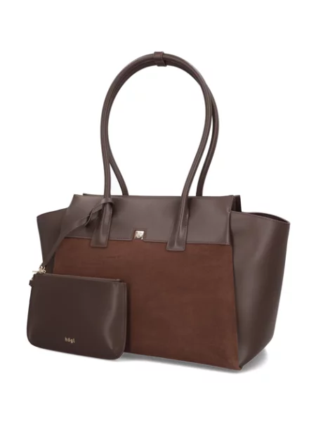 Kabelka Shopper hnědá