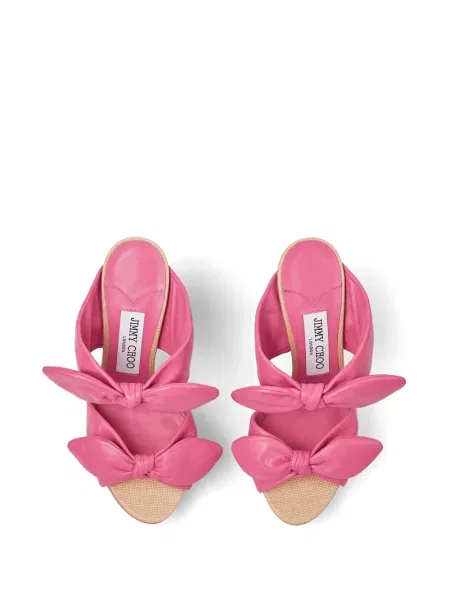 Papuci tip mules Jimmy Choo cu platformă roz