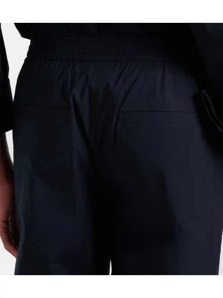 Pantaloni Dorothee Schumacher din poplin albastru