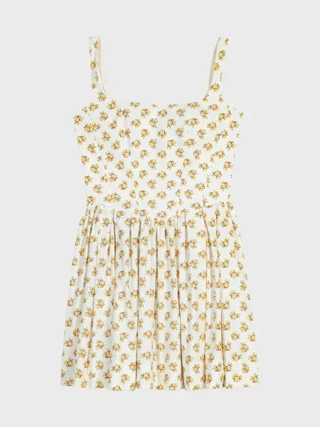 Квіткова сукня Maje з принтом жовта