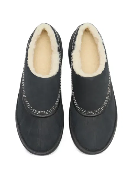Papuci tip mules Sorel din piele de căprioară negru