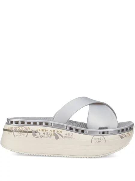 Papuci Premiata argintiu