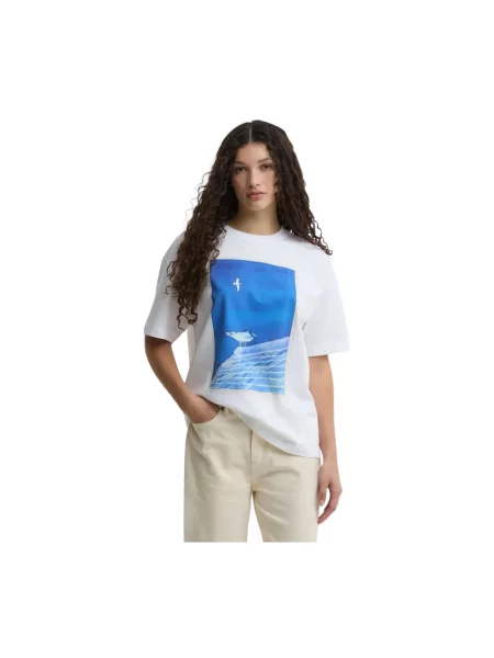 Barbour x Paul Smith Tenby t-shirt biała
