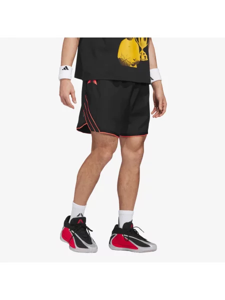 Pantaloni scurți adidas Anthony Edwards Crazy Lite Short Black/ Solar Turbo S negru