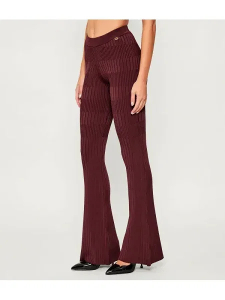 Marciano Guess Pantaloni de tricot JANET | flare fit bordo