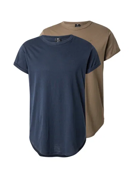 G-STAR Tricou Ductsoon bleumarin / kaki