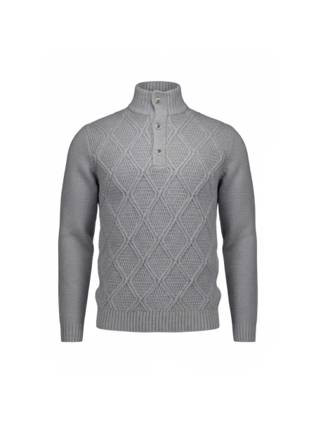 Sweter Gentiluomo wełniany szary
