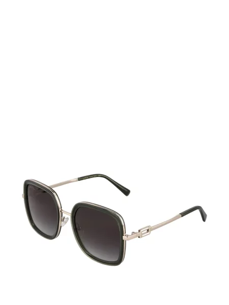 Ochelari de soare Lancel cu imprimeu geometric verde