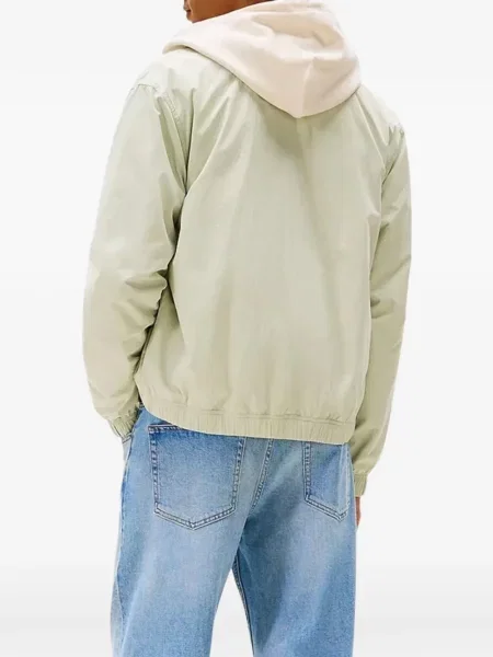 Geacă de blugi Tommy Jeans cu autograf verde