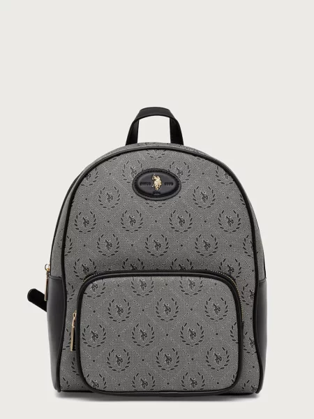 U.S. Polo Assn. rucsac de oraș pentru femei NEW HAMPTON negru