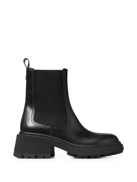 Botine chelsea Jimmy Choo fără toc negru