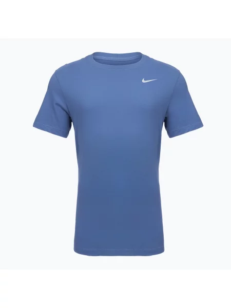Tricou de antrenament bărbați Nike Dri-FIT indigo storm/white alb