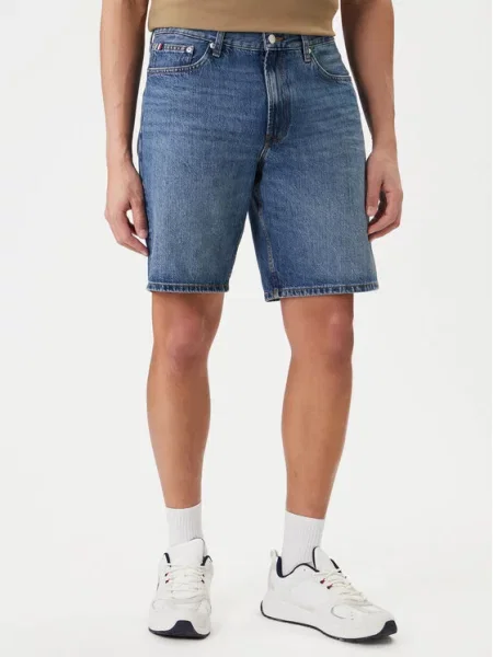 Tommy Hilfiger Szorty jeansowe Dover niebieski