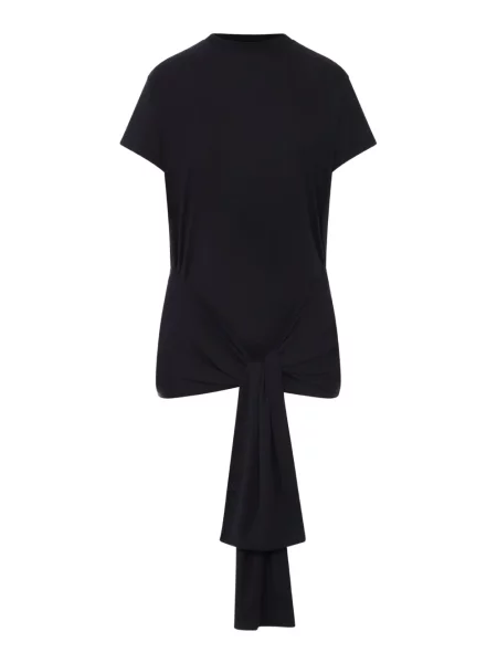 Cu centură tricou Toteme drapate negru