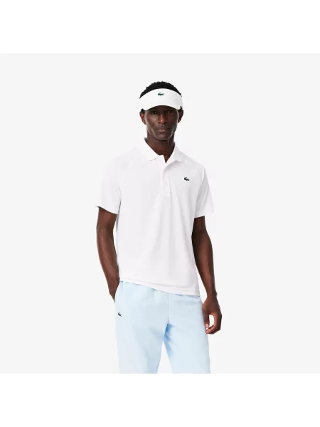 Поло Lacoste белое