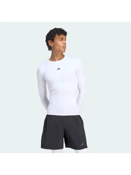 Koszulka TECHFIT Compression Training Long Sleeve biała