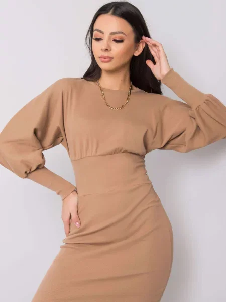 Rochie Fashionhunters de costum bej