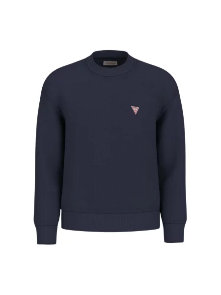 Guess Jeans sweter granatowy