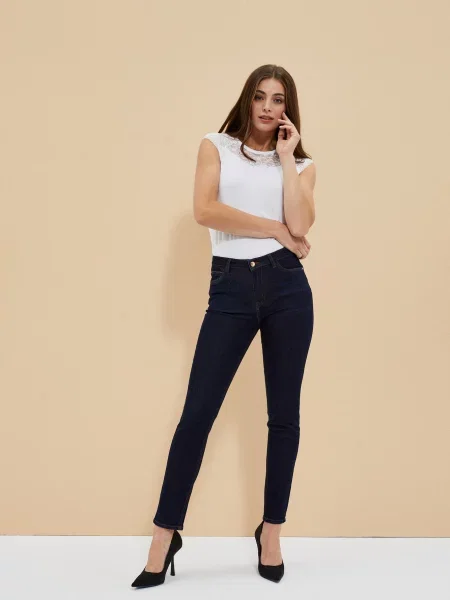 Blugi drepți Moodo negru