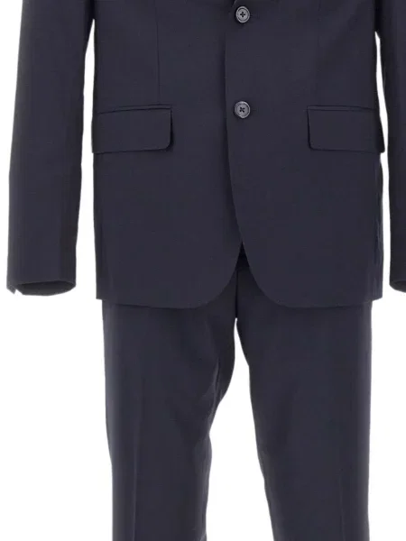 Costum Marchesani de lână albastru