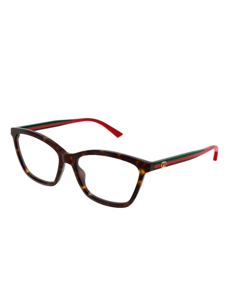 Ριγέ γυαλιά ηλίου Gucci Eyewear καφέ