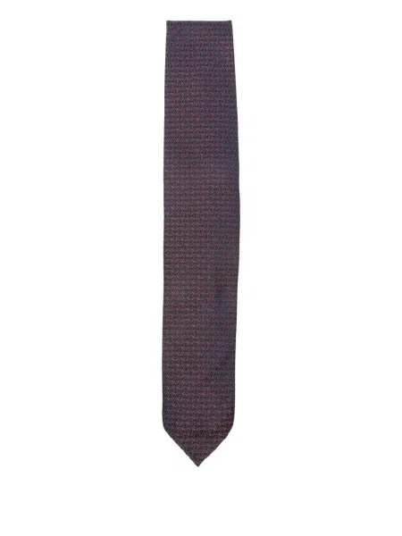 Cravată Lardini din jacard violet