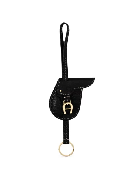 Colier Aigner din piele negru