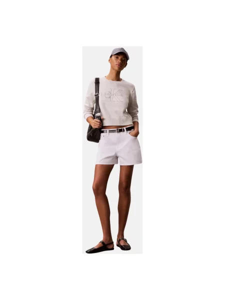 Sweter Calvin Klein szary