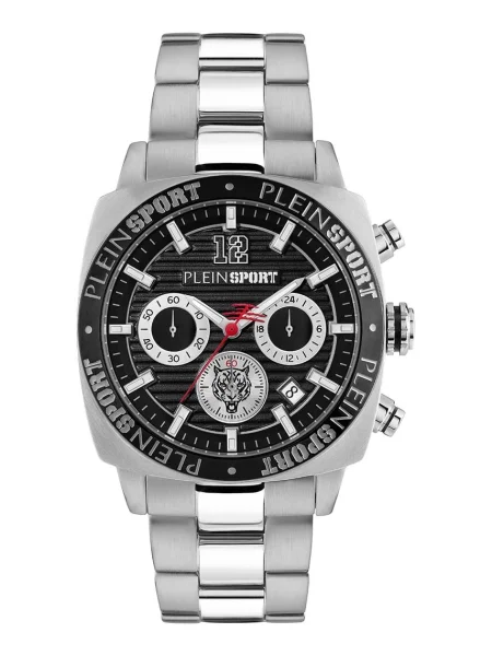 Plein Sport Ceas Wildcat argintiu