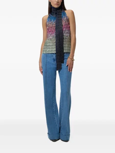 Top Missoni albastru