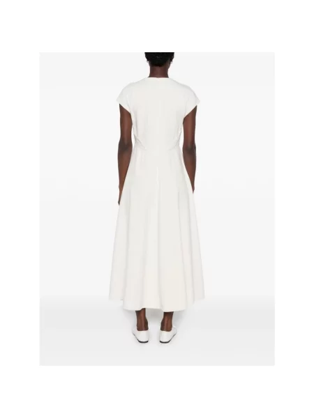 Sukienka midi Emporio Armani biała