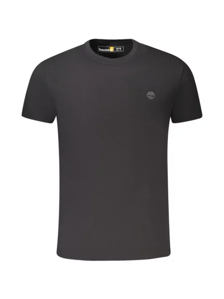 Tricou Timberland cu decolteu rotund cu autograf negru