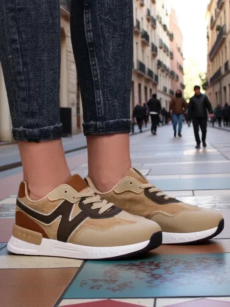 Sneakerși Resti alb