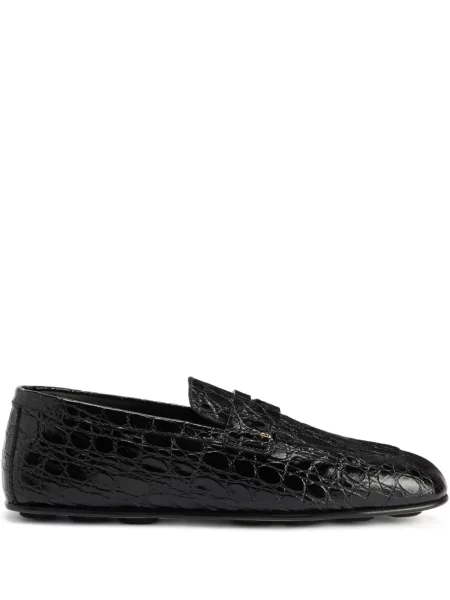 Pantofi loafer Giuseppe Zanotti din piele negru