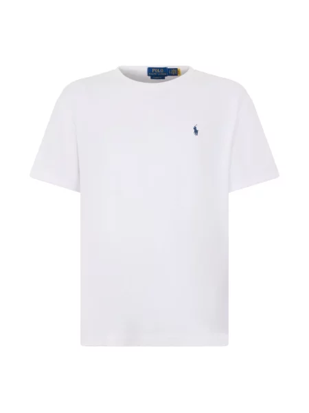 Lekka koszulka Polo Ralph Lauren frotte biała