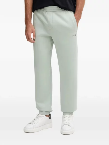 Kalhoty Armani Exchange s potiskem zelené