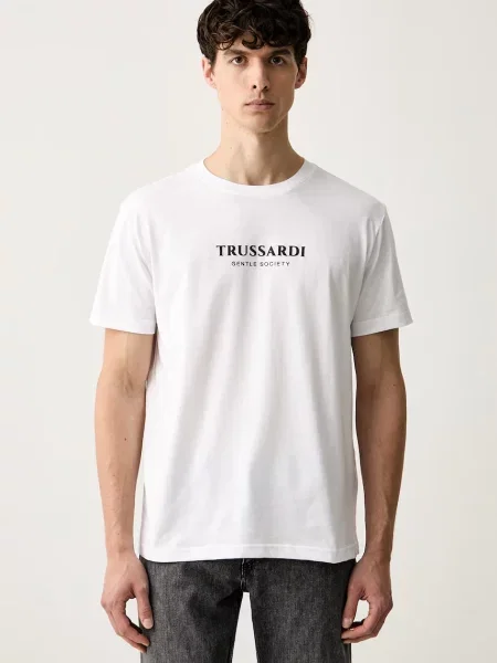 Trussardi tricou pentru bărbați din alb