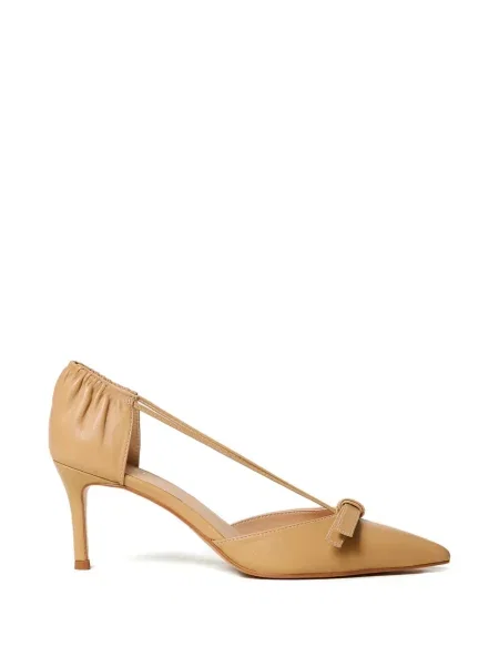 Pantofi cu toc Twinset cu funde din piele