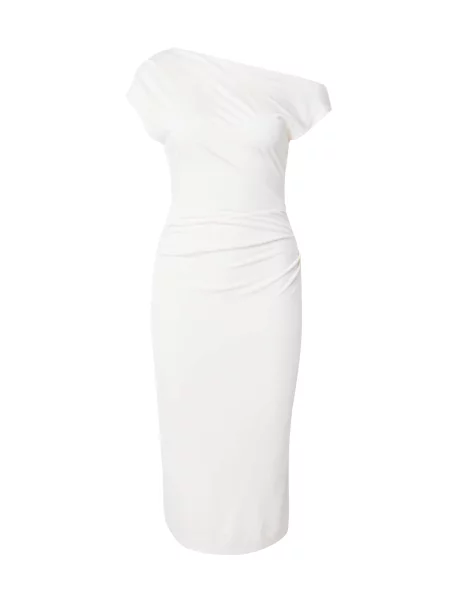BOSS Rochie cocktail Écru alb