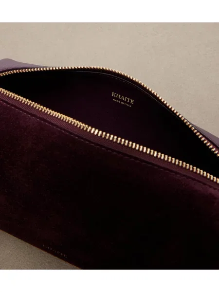 Semišová crossbody kabelka Khaite