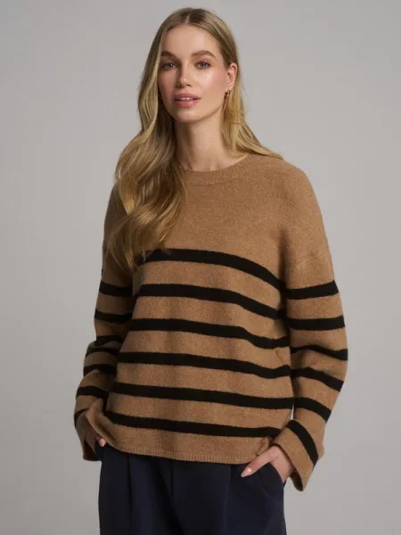 Светр DIVERSE вовна/акрил бежевий