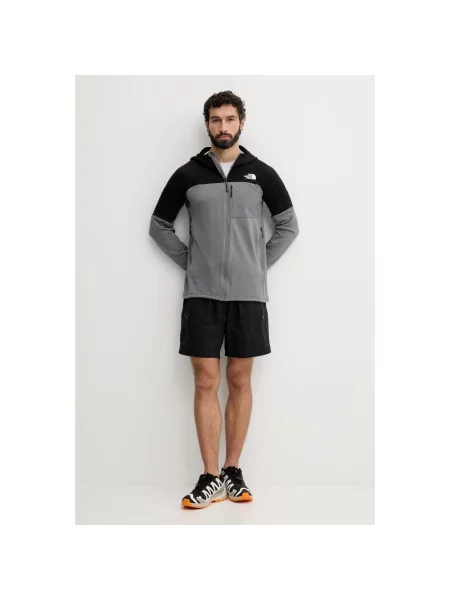 Bluza z kapturem The North Face szara
