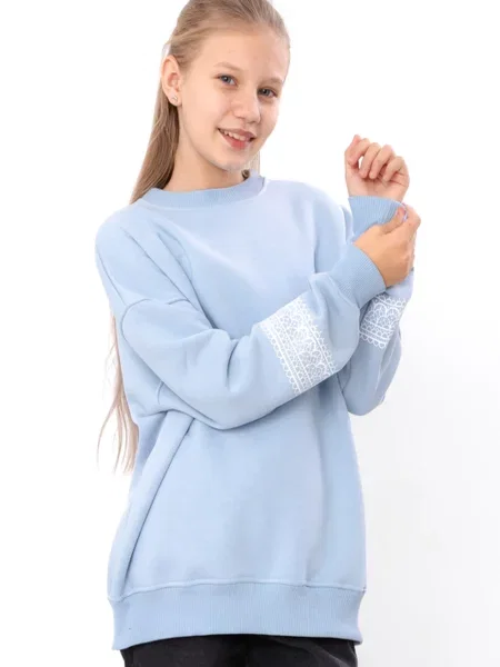 Свитшот носи своє голубой