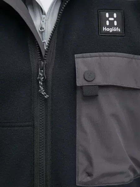 Pulover Haglöfs cu glugă negru